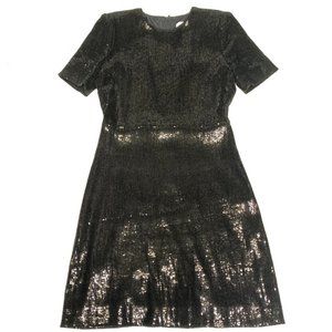 Sonia Rykiel Paris sequins black dress